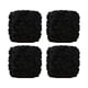thumbnail image 5 of 4 ovillos de pompón de hilo grueso para tejer a mano, poliéster, suave, para tejer a mano y a ganchillo Negro, 5 of 9