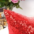 thumbnail image 3 of Funda de almohada decorativa YOUR SMILE, paquete de 2 unidades, 45 x 45 cm, color rojo, 3 of 7