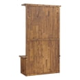 thumbnail image 5 of Alaterre Furniture Bethel 70 in. Acacia Wood Hall Tree with Bench, Storage Shelves & Metal Coat Hooks, Entryway Organizer for Mudroom, Hallway, or Kitchen, Natural, 5 of 9