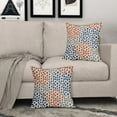 thumbnail image 5 of Blue Orange Pillow Covers 16x16 Set of 2 Boho Gray Dot Throw Pillows Modern Trendy Fall Print Decorative Outdoor Pillowcase Holiday Cushion Cover Pillow Case Decor for Sofa Couch Bed, 5 of 7