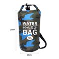 thumbnail image 2 of Bolsa de natación de camuflaje bolsa de almacenamiento de saco seco impermeable para senderismo canotaje, 2 of 6