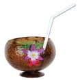 thumbnail image 2 of Coconut Cup and Flower with Straw, 2 of 5
