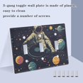 thumbnail image 3 of Yayeee Toggle Light Switch Wall Plate 2-Gang 4.56"x4.48" Decorative Outlet Cover, Astronaut Space, 3 of 7