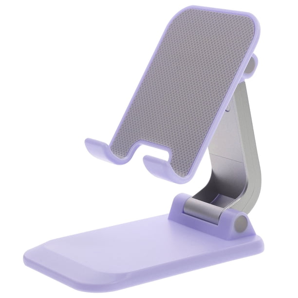 GOOHOCHY Rack de soporte de teléfonos celulares convenientes con soporte de tableta plegable ajustable para almohadilla de silicona