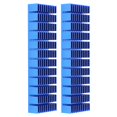 thumbnail image 4 of 2 piezas de disipador de calor de aluminio, radiador de refrigeración, enfriador de CPU, componentes industriales, azul real P35x14x120, 4 of 12