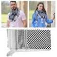 thumbnail image 2 of Arab Style Religious Square Scarf Multi-purpose Keffiyeh Headscarf for, 2 of 18