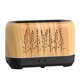 thumbnail image 2 of Humidificador de llama portátil difusor de aceite esencial USB silencioso ultrasónico 200ml para dormitorio viaje coche habitación de bebé Grano de madera negro BLESIY Humidificador de aire, 2 of 8