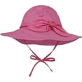 thumbnail image 2 of CoCopeaunts Baby Bucket Hat for Girls Bow Decorate Summer UV Protection Outdoor Headwear Basin Hat for Boy with Chin Strap, 2 of 8