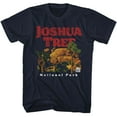thumbnail image 1 of Joshua Trees And Rocks Navy Adult T-Shirt, 1 of 2