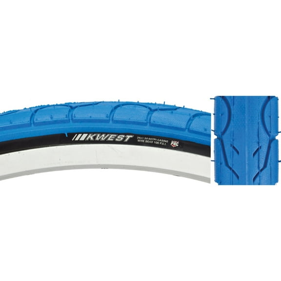 Kenda Tire Kwest 26X1.5 Blue 100Lb K193