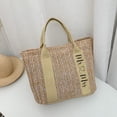 thumbnail image 4 of HUASHENG Handwoven Basket Bag Stylish Wicker Handbag For Women Perfect For Beach Or Everyday Use And Lightweight With Natural Design, 4 of 5