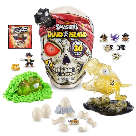 Juguete de descubrimiento de dinosaurios ZURU Smashers Dino Island T-Rex