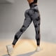 thumbnail image 3 of MKLEKYY Pantalones deportivos para mujer, pantalones de yoga teñidos con lazo y huecos laterales para mujer, pantalones de fitness de cintura alta, pantalones deportivos ajustados color melocotón, 3 of 4