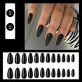 thumbnail image 1 of Tribute to The Queen Solid Black Armor Wearable Removable Nail Fake Tips, 1 of 8