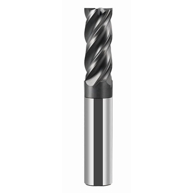 4Flutes Carbide End Mill Milling Cutter Tungsten Steel Cutting Metal Steel Machining Tool Router Bit , High Precision