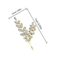 thumbnail image 2 of unbranded 2Ud Clips Dorados Con Y Para Complementar Peinados Formales Y Casuales, 2 of 8
