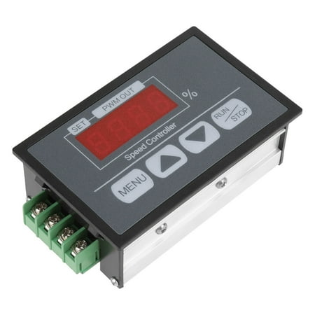 

2024 6-60V Digital Display Percentage Tachometer DC Motor Slow Start and Stop Speed Controller