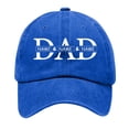 thumbnail image 1 of WEIYLL Baseball Cap Men Dad With Kids Names From Kids Dad Blue Beach Hats One Size, 1 of 3