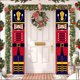 thumbnail image 5 of Pancartas de decoración navideña, decoración de puerta de porche frontal de vacaciones, decoración de Navidad, señal de puerta de porche de Navidad, 5 of 7
