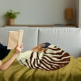thumbnail image 3 of Snail Soft Flannel Fleece Throw Blanket, Nautilus Shell Nautical Underwater Creature in Earth Tones Marine, Cozy Plush for Indoor and Outdoor Use, 70" x 90", Pale Coffee Caramel, by Ambesonne, 3 of 5