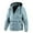 Light Blue, variant on WREESH Mens Solid Windbreaker Jacket Lightweight Stand Collar Hooded Softshell Jacket Outdoor Hiking Jacket Warm Winter Coats with Zipper Pockets Light Blue