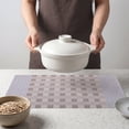 thumbnail image 4 of Unique Bargains 6Pcs Rectangle Washable Heat Resistant Table Mats Gray 17.7x11.8inch, 4 of 6