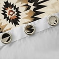 thumbnail image 4 of Castle Fairy Bohemian Aztec Black Out Curtains,Southwestern Theme Curtains Pack of 2 (42x63 Each),Tribal Style Bedroom Curtains,Lightweight Room Decor, 4 of 6