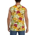 thumbnail image 4 of Bingfone Bees Honeycomb Pattern Men's Tank Tops Workout Sleeveless Tee Shirts Running Beach Tanks for Men-Medium, 4 of 8