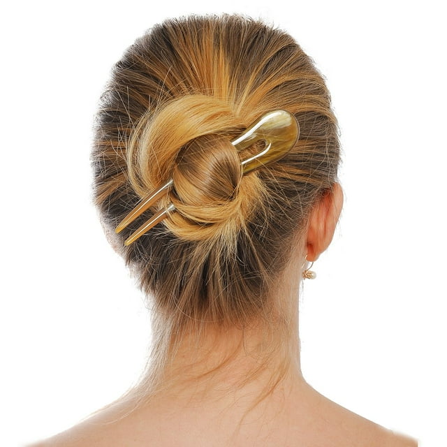 Marycrafts-horquilla para el pelo con cuerno Simple ondulado, horquilla, accesorios para el cabello para mujer