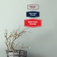 thumbnail image 5 of Signs ByLITA Fancy Meeting Room Sign (Black / Silver) - Large, 5 of 5