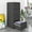 Black, variant on Noble House 4 Drawer Metal Vertical File Cabinet Storage with Lock for Home Office, White