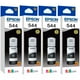 thumbnail image 5 of Kit 4 Botellas Tinta EPSON T544 Color Negro L1250 L3210 L3250 L5190 L5290, 5 of 5