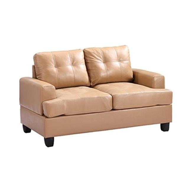 Nova Furniture Group NF581AL Living Room Love Seat, Tan
