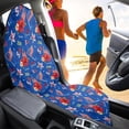 thumbnail image 2 of KUIFORTI Waterproof Car Seat Cover Towel, 250th USA Patriotic Print Front Seat Protector, Sweat Protection for Gym Running Beach, Universal Fit for Cars SUVs Trucks, Easy Install, 2 of 7