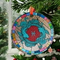 thumbnail image 2 of Pisces Stained Glass Zodiac SunCatcher Astrology LightCatcher Pisces Window Hanging, Stained Glass Ornament 2025, Holiday Decoration, Seasonal Keepsake Gift, Unique Collectible,, 2 of 5