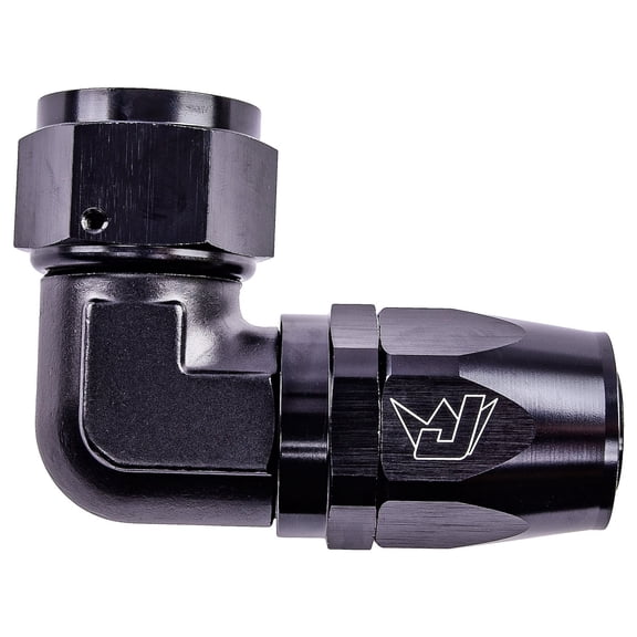 JEGS AN 90-Degree Forged Swivel Hose End [-16 AN Female to -16 AN Hose]