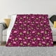 thumbnail image 1 of Fotbe Festive Flamingos Manta de Franela con Estampado, Manta Ultrasuave para Cama, Sofá, Auto, Hipoalergénica y Antibolitas-80"x60", 1 of 6