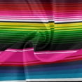 thumbnail image 2 of GZHJMY Mexican Serape Colorful Stripes Polyester Fiber Round Lace Tablecloth, Delicate Table Decoration Items, Protect Your Table (60 Inches/Diameter)., 2 of 7