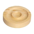 thumbnail image 4 of Soporte de bandeja de exhibición de brazalete de pulsera de madera/soporte organizador de almacenamiento de joyas/regalo de cumpleaños para escaparate tocador tienda de Redondo Amarillo Claro Salvador Bandeja para brazalete, 4 of 10