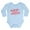Sky Blue, variant on CafePress - Mommy's Little Valenti Long Sleeve Infant Bodysuit - Long Sleeve Cotton Baby Bodysuit