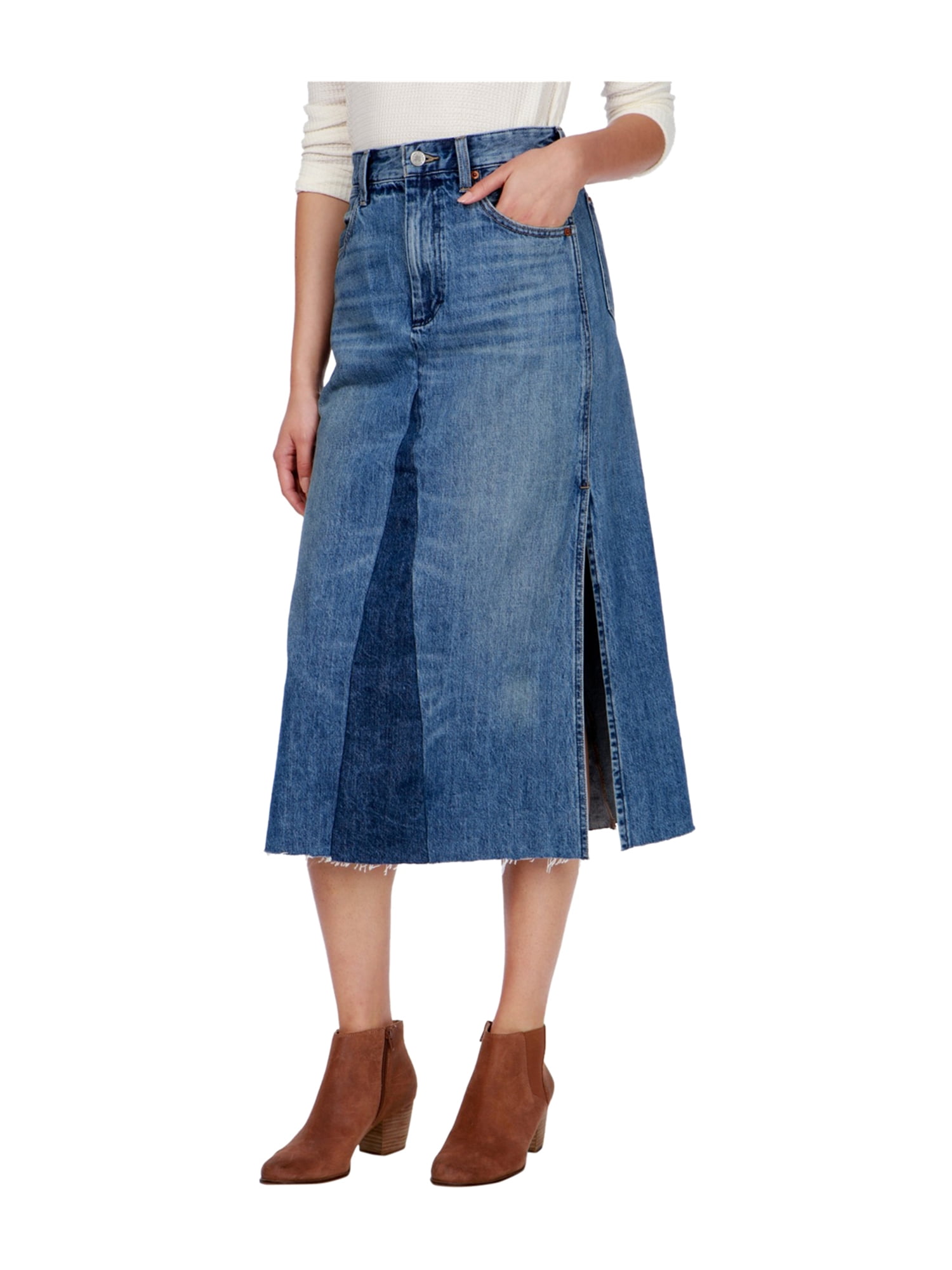 lucky brand denim skirt
