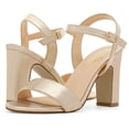 thumbnail image 2 of Sandalia DREAM PAIRS Gisela-1 Tacón Grueso Dorado 9,5 cm, 2 of 6