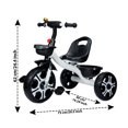 thumbnail image 2 of Kids Tricycles Toddler Bike Kids Trike for Boys Girls with Adjustable Seat Height, Bike Toy Kids Age 2-7 Years Old Tricycle Gift, 2 of 7