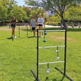 thumbnail image 5 of Vivere Ladder Golf Extreme Metal Tournament Edition Ladder Ball Toss Game Set, Blue/White, 5 of 10