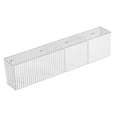 thumbnail image 1 of Estante de baño Macarena Estante flotante Montado en la pared transparente duradero, 1 of 8