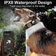 thumbnail image 3 of Dog Collar Nylon Adjustable Pet Collar with Waterproof Protective Cover for AirTag - Black XL, 3 of 5