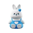 thumbnail image 2 of Fasiaou Cute Rabbit Night Light, Intelligent Timed, Silicone Dimmable Nursery Nightlight for Nursery, Silicone Rechargeable Bedside Touch Night Lights for Home Decor-Blue,Style B, 2 of 6