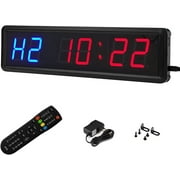 Btbsign 1.8'' LED Interval Workout Timer Countdown Stopwatch