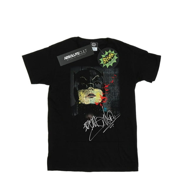 DC Comics Mens Batman TV Series Signature T-Shirt
