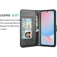 thumbnail image 6 of For Samsung Galaxy S25 Plus Case Wallet with Credit Card Holder for Women Men, Flip PU Leather Wallet Phone Case for Galaxy S25 Plus, Tekcoo Detachable Magnetic Kickstand Cover, Black, 6 of 8